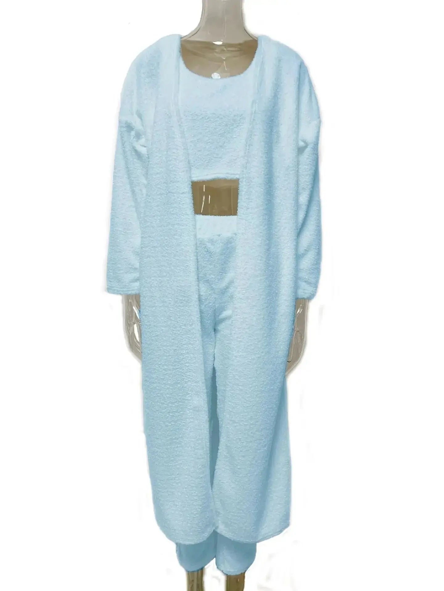 3 - Piece Fuzzy Fleece Loungewear Set - SYN PERU