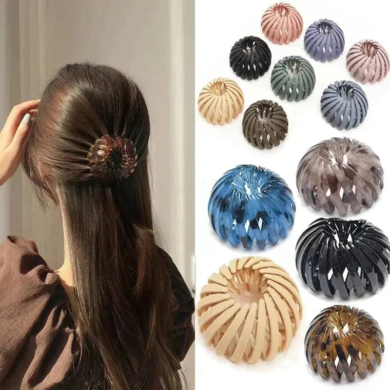 Bird Nest Shaped Ponytail Hair Clip – Magic Lazy Braider Hairpin for Women - SYN PERU
