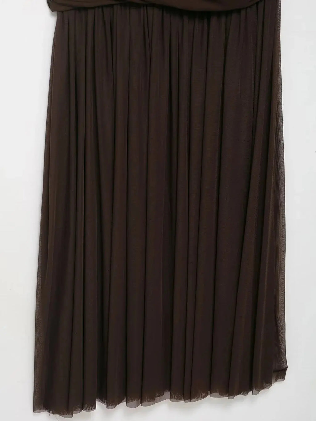 KONDALA 2025 Otoño Invierno vestidos elegantes para mujer invitados de boda señoras parche trabajo vestidos de tul vestidos casuales de negocios para mujer - SYN PERU