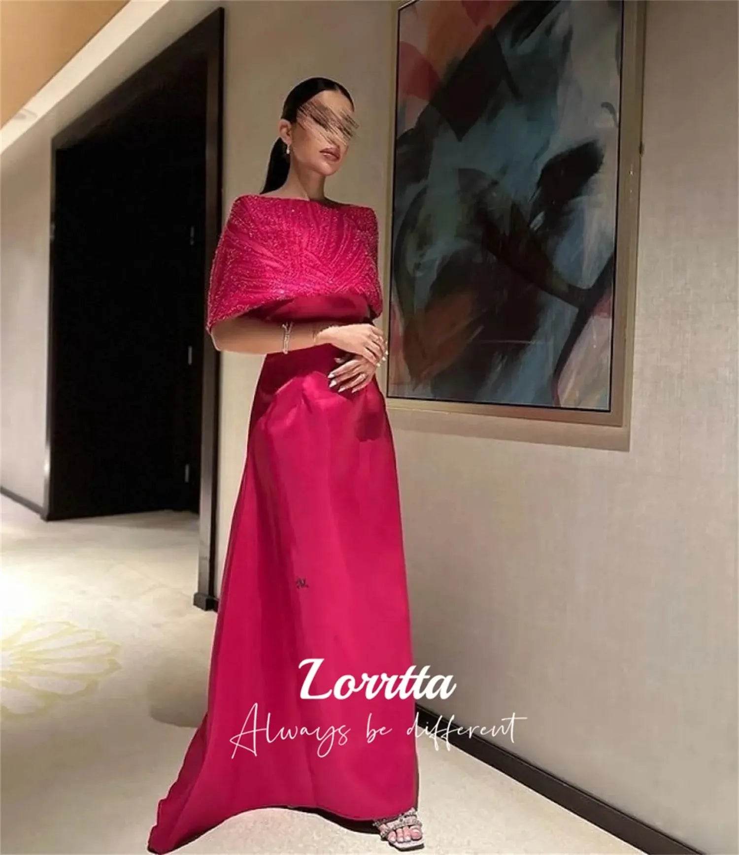 Lorrtta - vestido de fiesta de sirena con lentejuelas y hombros descubiertos, vestido de fiesta largo Formal para mujer, vestido de noche personalizado - SYN PERU