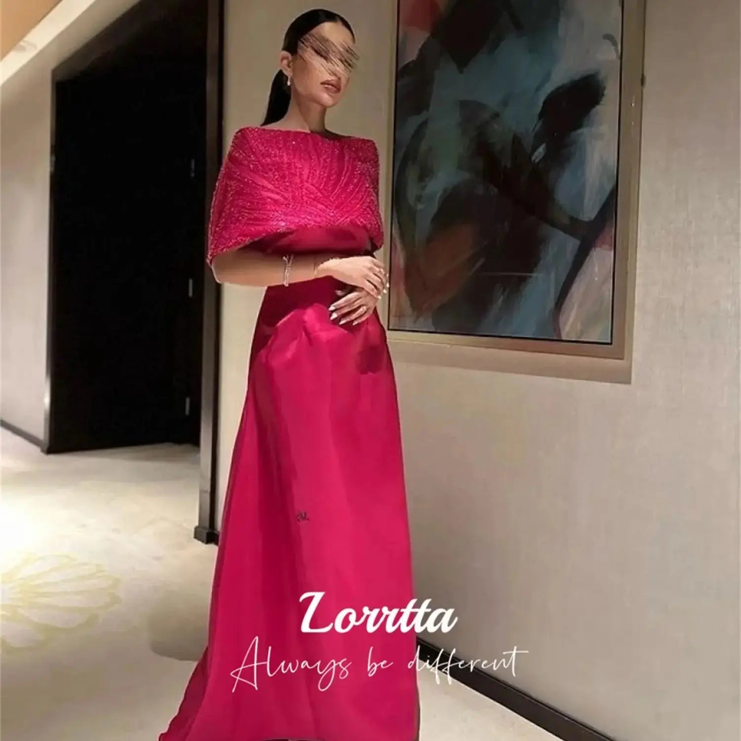 Lorrtta - vestido de fiesta de sirena con lentejuelas y hombros descubiertos, vestido de fiesta largo Formal para mujer, vestido de noche personalizado - SYN PERU