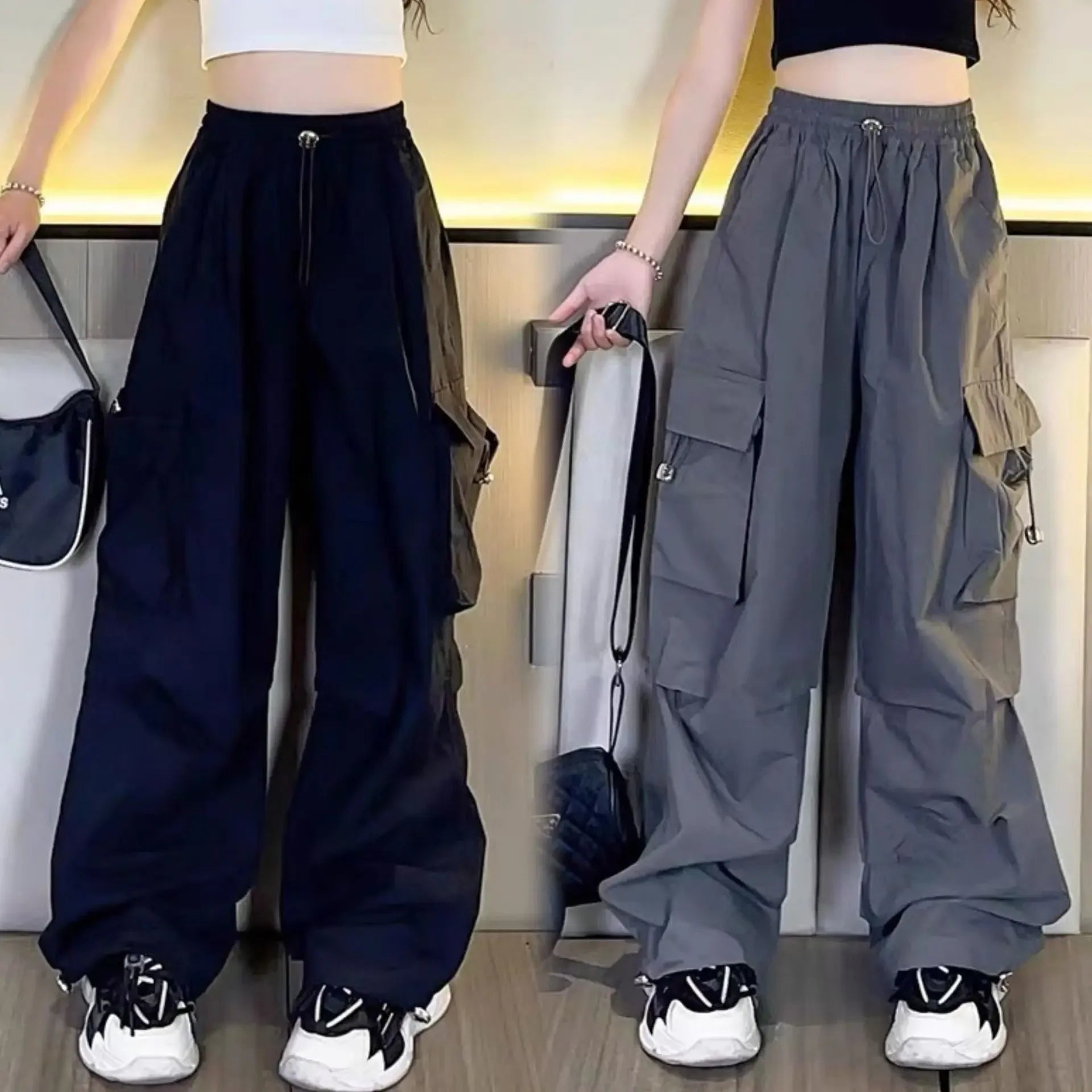 Pantalones Cargo a la moda para niños y niñas de 6 a 12 años primavera otoño 2024 nuevo estilo Jazzy Street Dance Bell Bottoms pantalones para niños Mi tienda