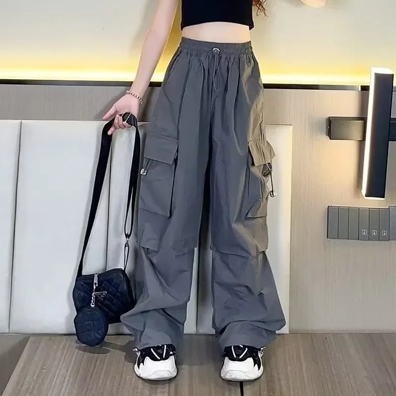 Pantalones Cargo a la moda para niños y niñas de 6 a 12 años primavera otoño 2024 nuevo estilo Jazzy Street Dance Bell Bottoms pantalones para niños Mi tienda