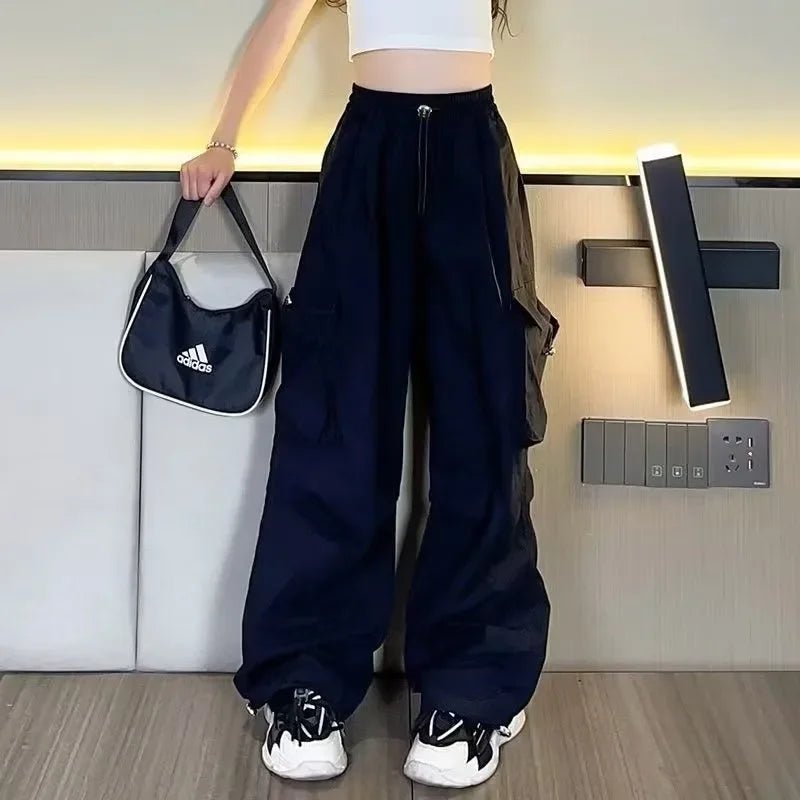 Pantalones Cargo a la moda para niños y niñas de 6 a 12 años primavera otoño 2024 nuevo estilo Jazzy Street Dance Bell Bottoms pantalones para niños Mi tienda