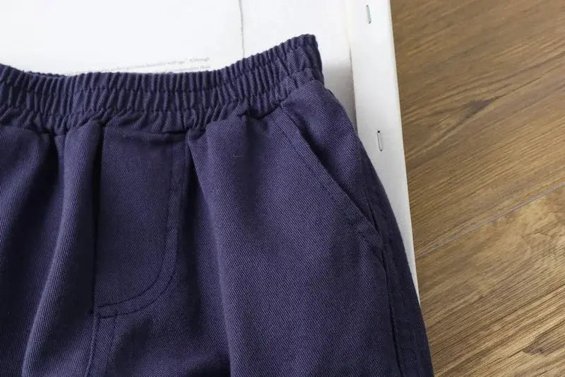Pantalones Cargo lisos de otoño para niño, pantalón de chándal de 1 a 6 años, ropa informal para niño Yong, pantalones tácticos para niño, pantalones deportivos para correr de primavera para niña - SYN PERU