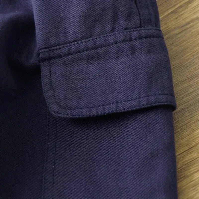 Pantalones Cargo lisos de otoño para niño, pantalón de chándal de 1 a 6 años, ropa informal para niño Yong, pantalones tácticos para niño, pantalones deportivos para correr de primavera para niña - SYN PERU