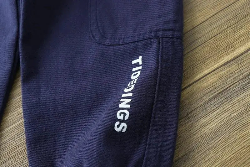 Pantalones Cargo lisos de otoño para niño, pantalón de chándal de 1 a 6 años, ropa informal para niño Yong, pantalones tácticos para niño, pantalones deportivos para correr de primavera para niña - SYN PERU