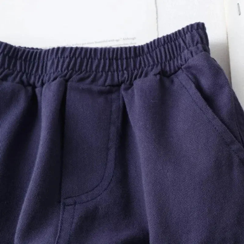 Pantalones Cargo lisos de otoño para niño, pantalón de chándal de 1 a 6 años, ropa informal para niño Yong, pantalones tácticos para niño, pantalones deportivos para correr de primavera para niña - SYN PERU