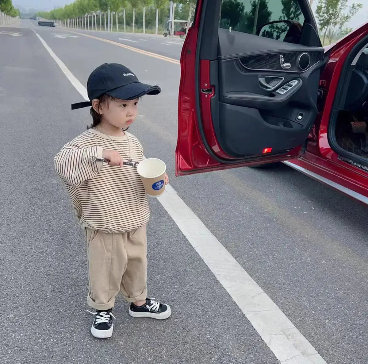 Pantalones informales holgados para bebé, petos Retro con bolsillo, ropa de algodón para niño y niña, 2024 - SYN PERU