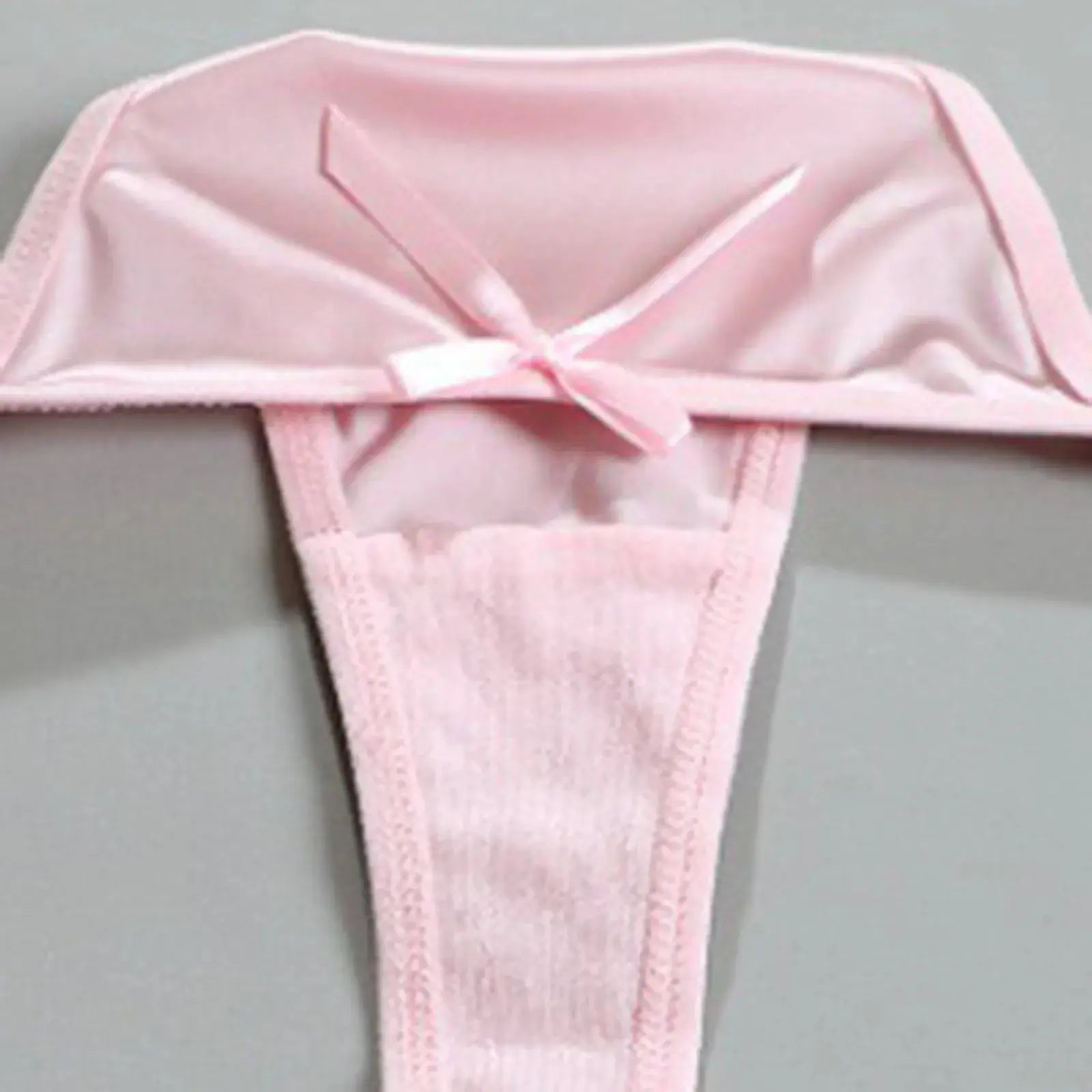 Tanga de cintura baja con espalda en T para mujer, ropa interior Sexy, Tanga sin costuras con correa fina ajustable, lencería erótica de puro deseo - SYN PERU