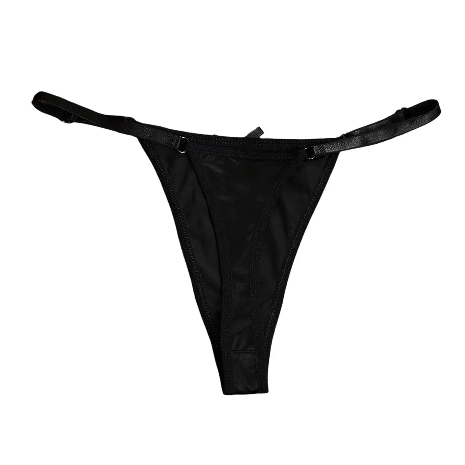 Tanga de cintura baja con espalda en T para mujer, ropa interior Sexy, Tanga sin costuras con correa fina ajustable, lencería erótica de puro deseo - SYN PERU