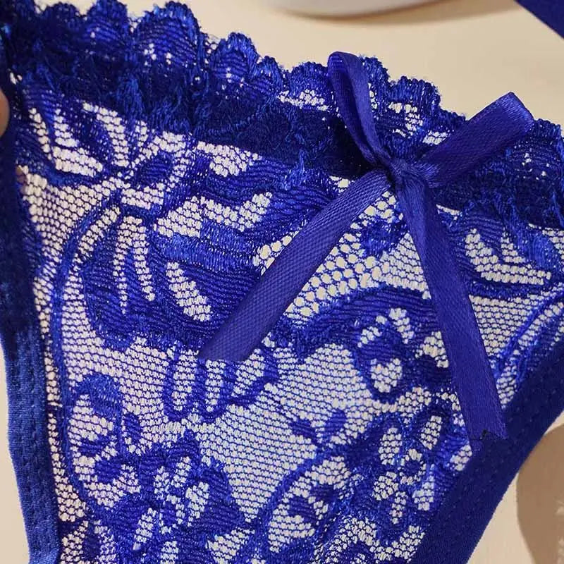 Tangas ajustables de encaje para mujer, ropa interior transpirable de tiro bajo, lencería Sexy - SYN PERU