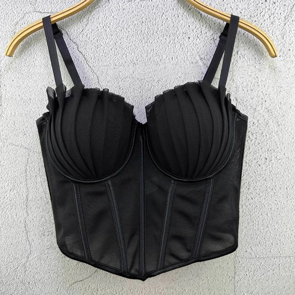 Top Y2k para mujer, ropa Sexy, camisetas, ropa de moda, corsé, ropa de calle, ropa interior para fiesta y Club, corpiño, lencería adelgazante - SYN PERU