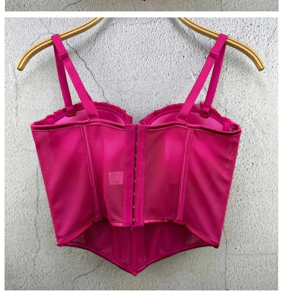 Top Y2k para mujer, ropa Sexy, camisetas, ropa de moda, corsé, ropa de calle, ropa interior para fiesta y Club, corpiño, lencería adelgazante - SYN PERU