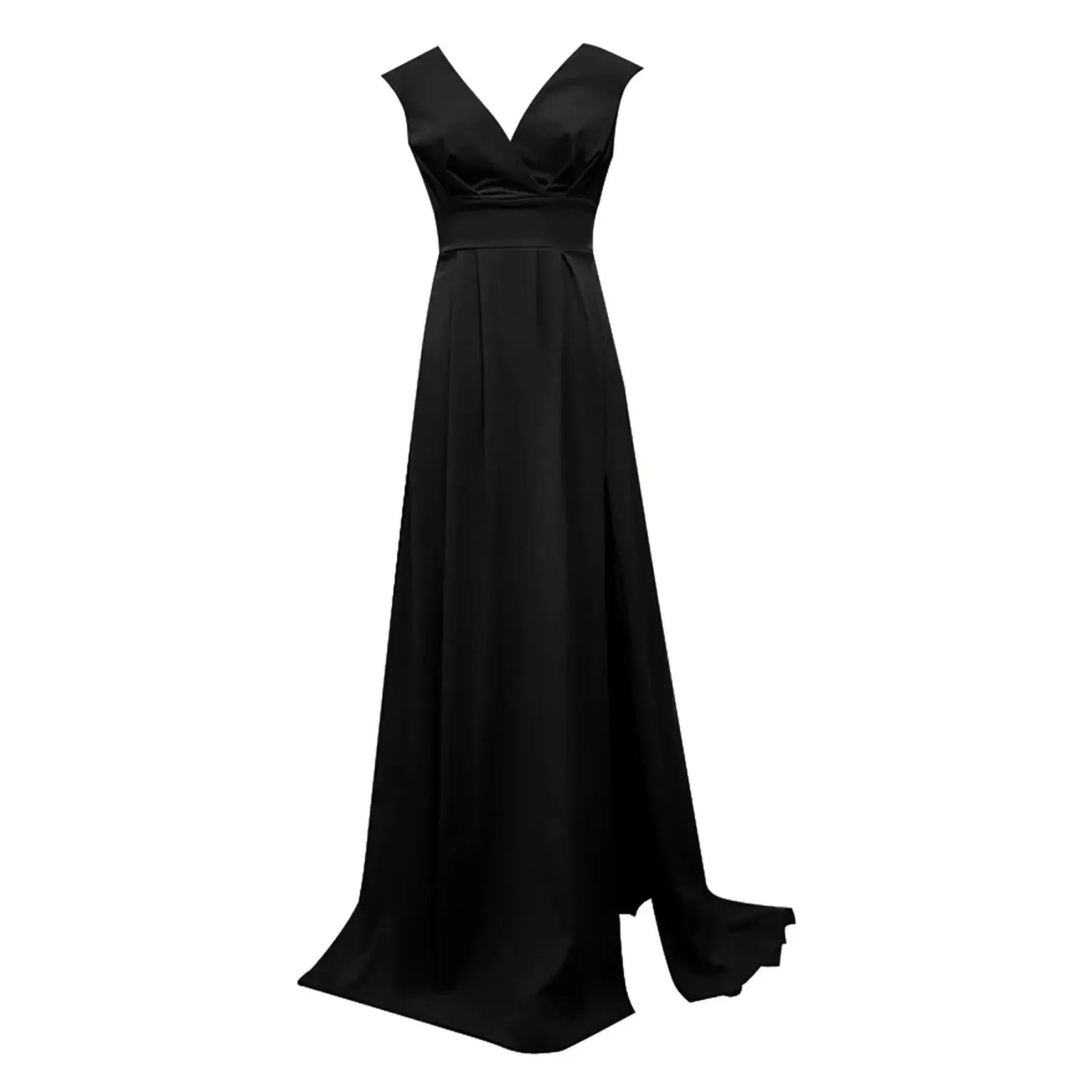 Vestido Formal de una línea con hombros descubiertos para mujer, vestidos de fiesta con cuello en V profundo de cintura alta, vestido de noche de dama de honor elegante para invitados de boda - SYN PERU
