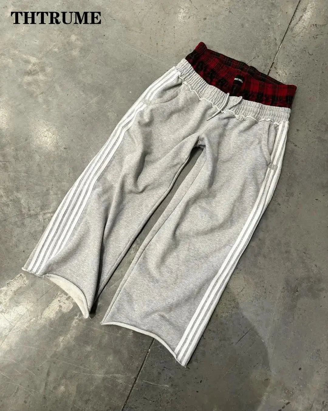 Y2K - pantalones Vintage para mujer, pantalón informal, sencillo, a rayas, holgado, recto, estilo Hip Hop, informal, de gran tamaño, de cintura alta, elegante - SYN PERU